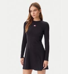 Снимка на Tommy Jeans Ежедневна рокля Badge DW0DW20666 Черен Slim Fit