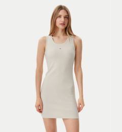 Снимка на Tommy Jeans Ежедневна рокля Essential DW0DW20674 Бежов Slim Fit