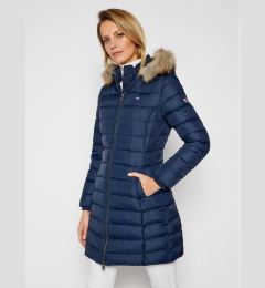 Снимка на Tommy Jeans Зимно палто Essential DW0DW09060 Тъмносин Slim Fit