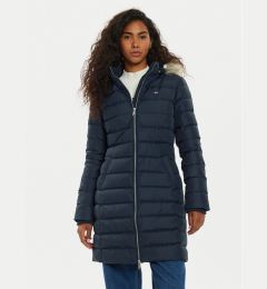 Снимка на Tommy Jeans Зимно палто Essential DW0DW18864 Тъмносин Slim Fit