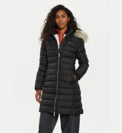 Снимка на Tommy Jeans Зимно палто Essential DW0DW18864 Черен Slim Fit