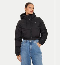Снимка на Tommy Jeans Зимно яке DW0DW18313 Черен Cropped Fit