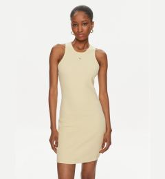 Снимка на Tommy Jeans Лятна рокля Essential DW0DW17406 Жълт Slim Fit
