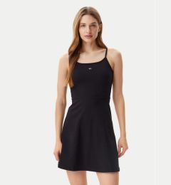 Снимка на Tommy Jeans Лятна рокля Essential DW0DW21354 Черен Slim Fit