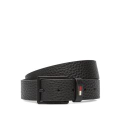 Снимка на Tommy Jeans Мъжки колан Tjm Elevated Flag Leather 3.5 AM0AM13418 Черен