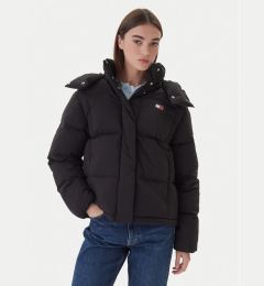 Снимка на Tommy Jeans Пухено яке DW0DW21623 Черен Regular Fit