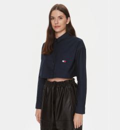 Снимка на Tommy Jeans Риза Badge DW0DW17345 Тъмносин Relaxed Fit