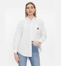 Снимка на Tommy Jeans Риза Badge DW0DW17807 Бял Relaxed Fit