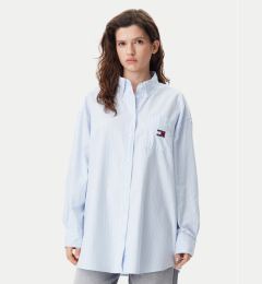 Снимка на Tommy Jeans Риза Badge DW0DW20289 Светлосиньо Oversize