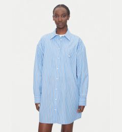 Снимка на Tommy Jeans Рокля тип риза DW0DW21122 Син Relaxed Fit
