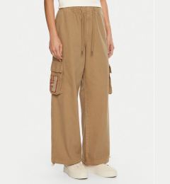 Снимка на Tommy Jeans Текстилни панталони DW0DW20531 Бежов Relaxed Fit