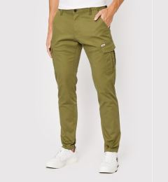 Снимка на Tommy Jeans Текстилни панталони Scanton DM0DM13487 Зелен Slim Fit