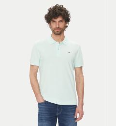 Снимка на Tommy Jeans Тениска с яка и копчета DM0DM20226 Зелен Slim Fit