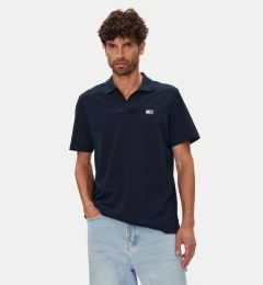 Снимка на Tommy Jeans Тениска с яка и копчета Skipper DM0DM21657 Тъмносин Regular Fit