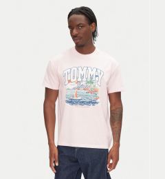 Снимка на Tommy Jeans Тишърт Arch Sailing DM0DM21867 Розов Relaxed Fit