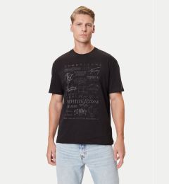 Снимка на Tommy Jeans Тишърт Archive Logos DM0DM21584 Черен Relaxed Fit