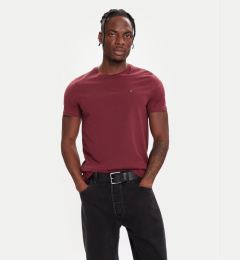Снимка на Tommy Jeans Тишърт DM0DM04411 Бордо Regular Fit