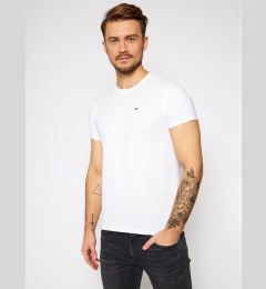 Снимка на Tommy Jeans Тишърт DM0DM04411 Бял Slim Fit