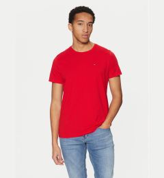 Снимка на Tommy Jeans Тишърт DM0DM04411 Червен Slim Fit
