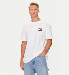 Снимка на Tommy Jeans Тишърт DM0DM19695 Бял Regular Fit