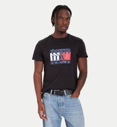Снимка на Tommy Jeans Тишърт DM0DM21977 Черен Regular Fit
