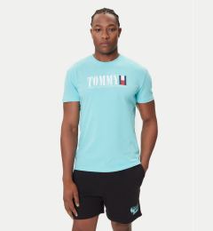 Снимка на Tommy Jeans Тишърт Dna Flag DM0DM21941 Зелен Regular Fit