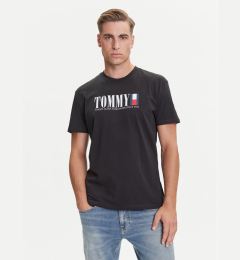 Снимка на Tommy Jeans Тишърт Dna Flag DM0DM21941 Черен Regular Fit