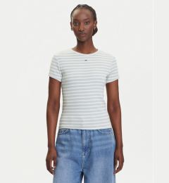 Снимка на Tommy Jeans Тишърт Essential DW0DW17383 Зелен Slim Fit
