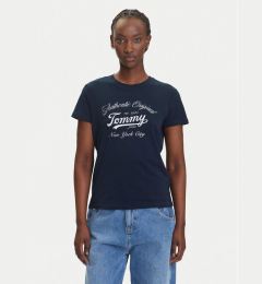 Снимка на Tommy Jeans Тишърт Essential DW0DW21404 Тъмносин Regular Fit