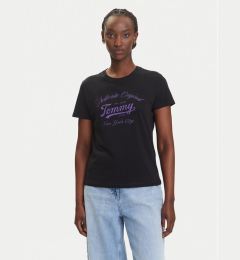 Снимка на Tommy Jeans Тишърт Essential DW0DW21404 Черен Regular Fit