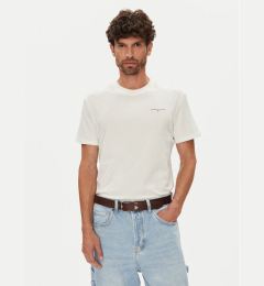 Снимка на Tommy Jeans Тишърт Linear Chest DM0DM21780 Екрю Slim Fit