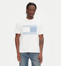 Снимка на Tommy Jeans Тишърт Paisley Flag DM0DM20810 Екрю Relaxed Fit