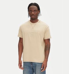 Снимка на Tommy Jeans Тишърт Tonal Crest DM0DM20805 Бежов Relaxed Fit