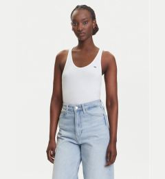 Снимка на Tommy Jeans топ DW0DW20917 Бял Regular Fit