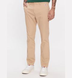 Снимка на Tommy Jeans Чино панталони Austin DM0DM18339 Бежов Slim Fit