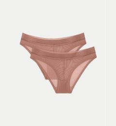 Снимка на Triumph Комплект 2 чифта класически бикини Tempting Sheer 10218591 Бежов