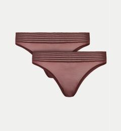 Снимка на Triumph Комплект 2 чифта класически бикини Tempting Sheer 10218591 Кафяв