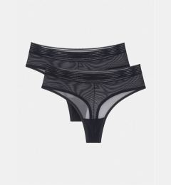 Снимка на Triumph Комплект 2 чифта прашки Tempting Sheer 10218590 Черен