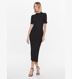 Снимка на Trussardi Плетена рокля 56D00707 Черен Regular Fit