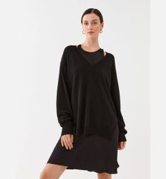 Снимка на TWINSET Ежедневна рокля Abito 232TP3211 Черен Regular Fit