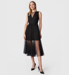 Снимка на TWINSET Коктейлна рокля 231TP2721 Черен Regular Fit