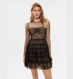 Снимка на TWINSET Коктейлна рокля 232TT2071 Черен Regular Fit