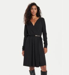 Снимка на TWINSET Коктейлна рокля 241TE2054 Черен Regular Fit
