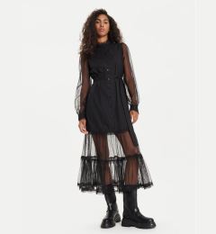 Снимка на TWINSET Коктейлна рокля 241TT2040 Черен Regular Fit