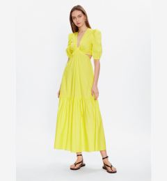 Снимка на TWINSET Лятна рокля 231TT2044 Жълт Regular Fit