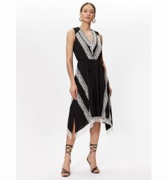 Снимка на TWINSET Лятна рокля 231TT2192 Черен Regular Fit