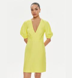 Снимка на TWINSET Лятна рокля 241TT2107 Жълт Regular Fit