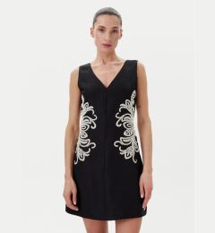 Снимка на TWINSET Лятна рокля 251LB2FBB Черен Slim Fit