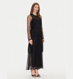 Снимка на TWINSET Лятна рокля 251TP2510 Черен Regular Fit
