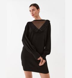 Снимка на TWINSET Плетена рокля 232TP3423 Черен Regular Fit